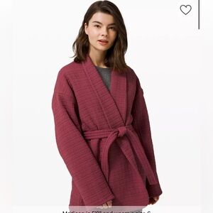 Lululemon Serene Travel Wrap Quiet Luxury Airport Outfit Fall Capsule Size 6